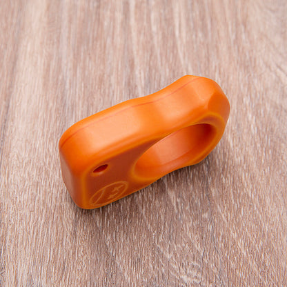 Brass Single Finger Knuckles – Bakelite with Lightweight Non-Metal