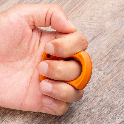 Brass Single Finger Knuckles – Bakelite with Lightweight Non-Metal