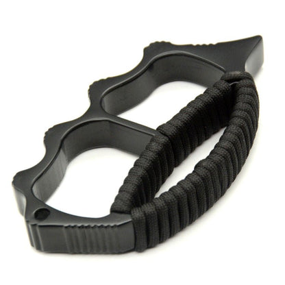 Brass Spiked Knuckles – Dusters with Full Size Zinc Alloy Side Spike 14mm Four Finger EDC