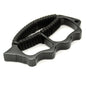 Brass Spiked Knuckles – Dusters with Full Size Zinc Alloy Side Spike 14mm Four Finger EDC
