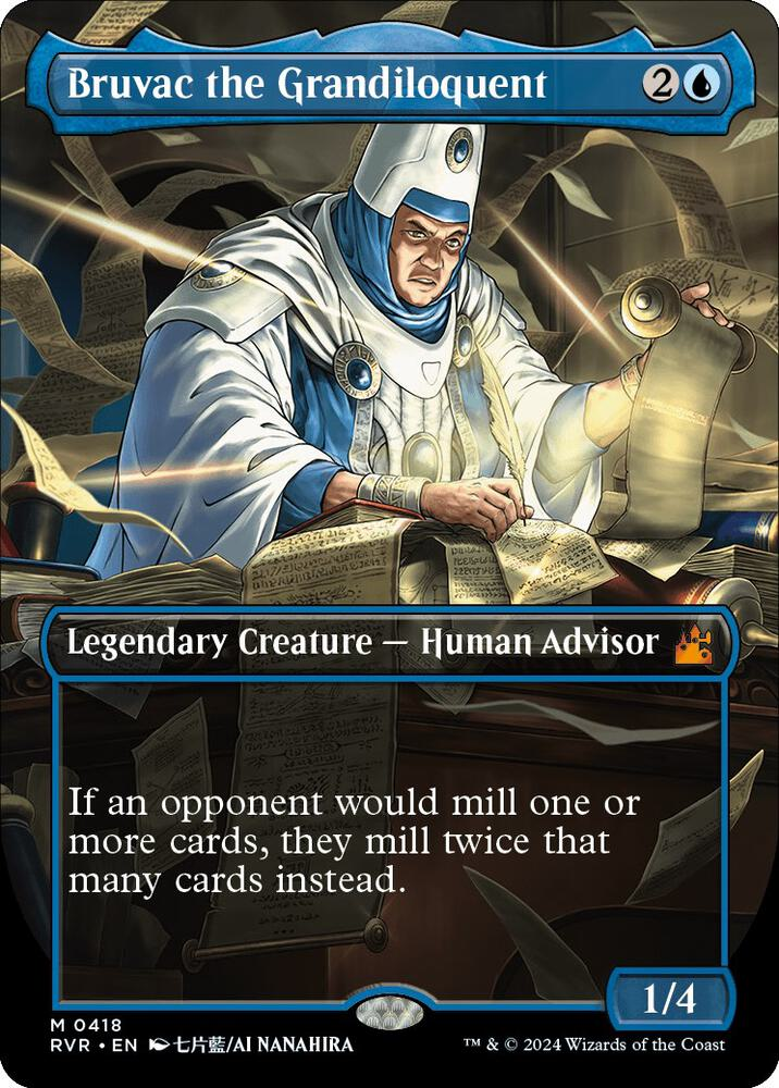 Bruvac the Grandiloquent (Anime Borderless) - Ravnica Remastered (RVR)