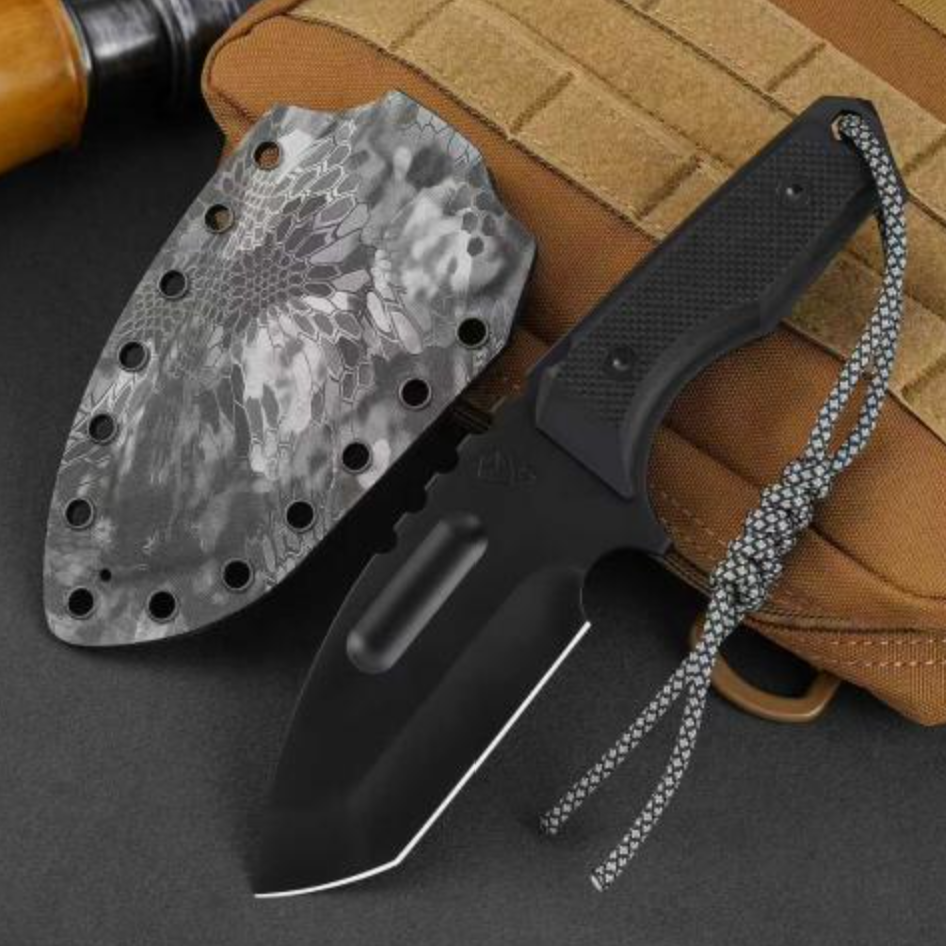 Bushcraft Knife – Savage Angel CPM-3V Full Tang with G10 Handle & Kydex Sheath
