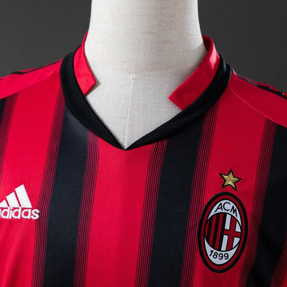 AC Milan Jersey 2004-05 Home Retro Football Kit