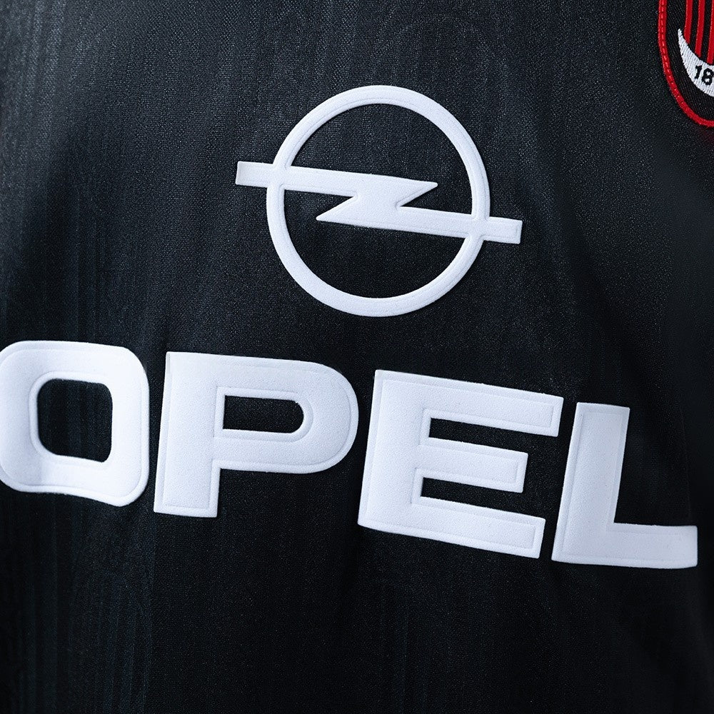 AC Milan Jersey 1997-98 Third Black Retro Football Kit