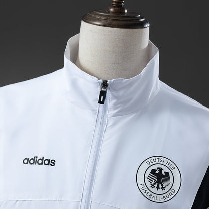 Germany Windbreaker 1996 White Football Soccer Jacket