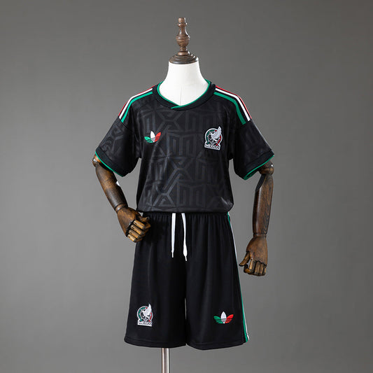Kids Mexico Third Jersey 2026 World Cup Football Kit Soccer Shirt