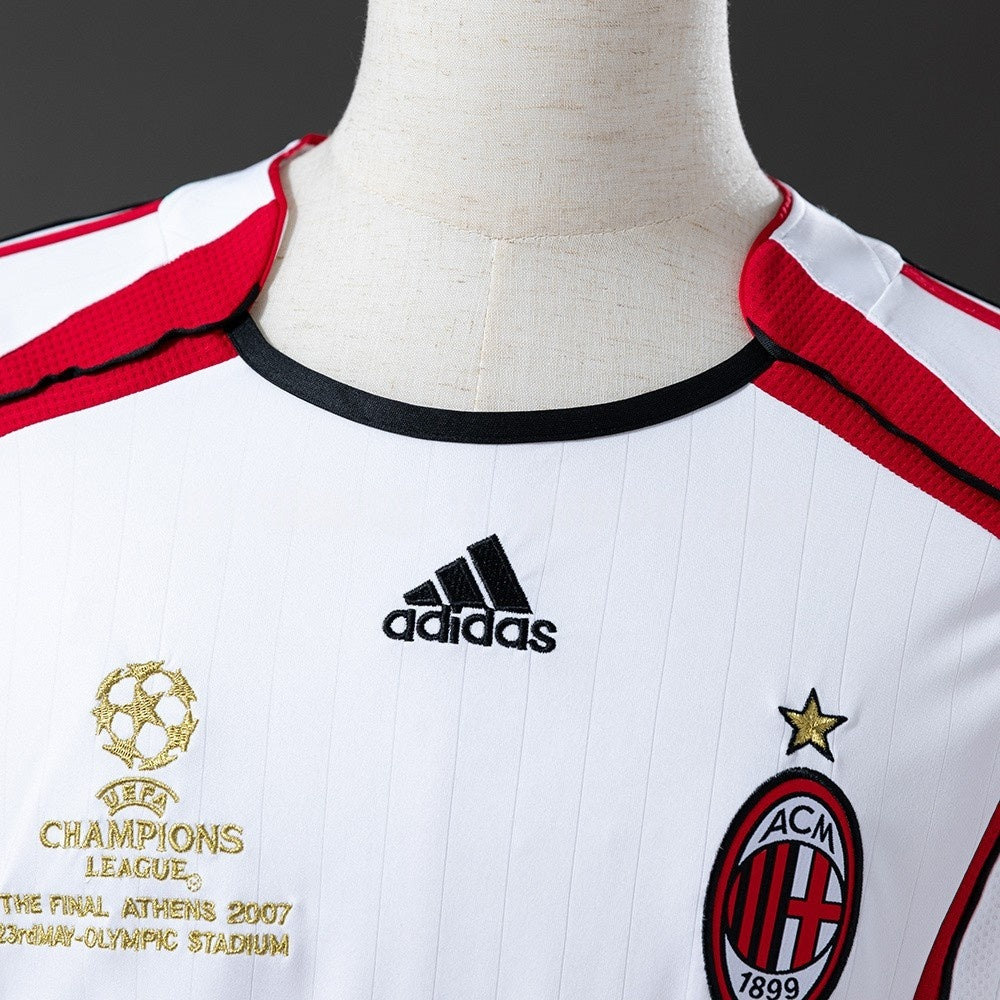 AC Milan Jersey 2006/07 Away Retro Football Kit Long Sleeves