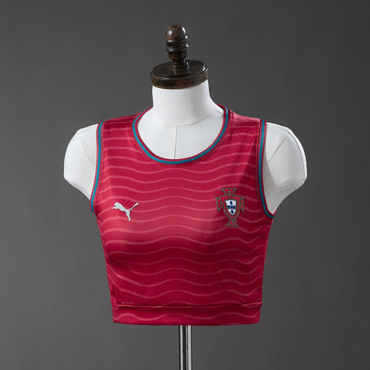 Women Portugal Home Vest 2026 World Cup Football Kit Soccer Shirt