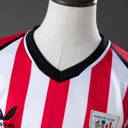 Kids Athletic Bilbao Home Jersey 2026-2027 Football Kit Soccer Shirt