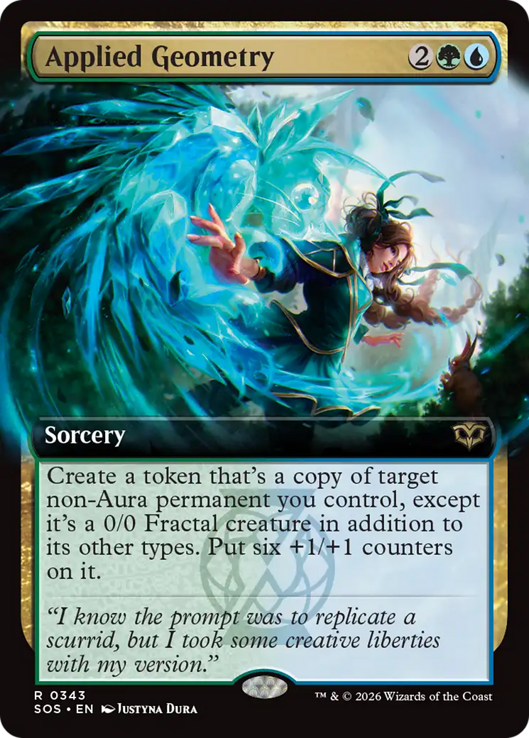 Applied Geometry (Extended Art) [Secrets of Strixhaven]