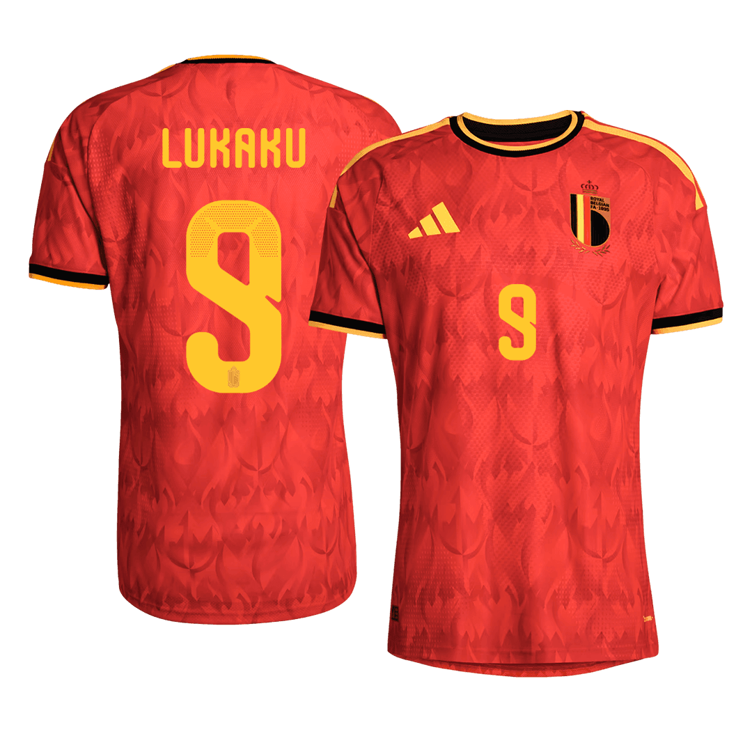 LUKAKU #9 Mens Belgium World Cup Home Jersey 2026 - Player Version (Slim Fit)