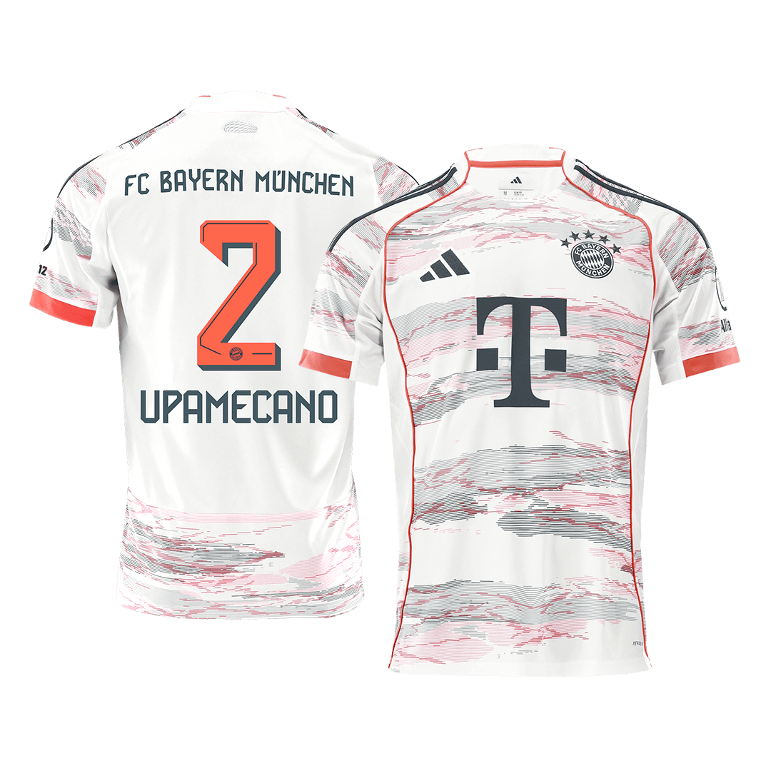 UPAMECANO #2 Mens Bayern Munich Away Jersey 2025/26