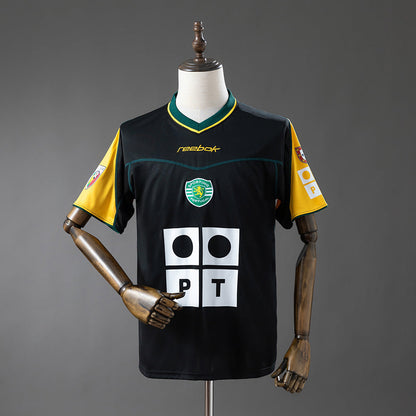 Sporting CP Jersey 2002-03 Away Retro Football Kit Soccer Shirt