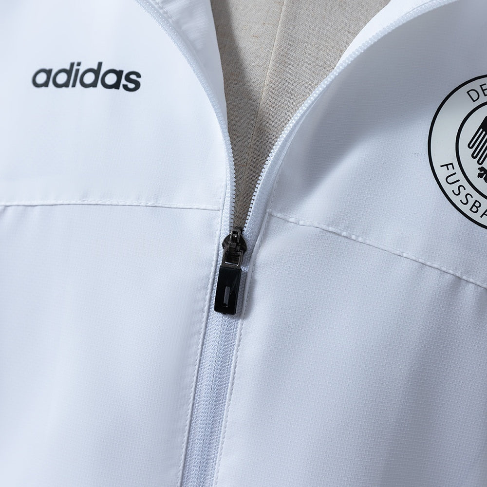 Germany Windbreaker 1996 White Football Soccer Jacket