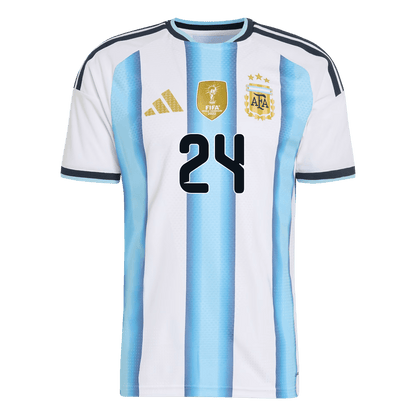 E. FERNÁNDEZ #24 Mens Argentina World Cup Home Jersey 2026 - Player Version (Slim Fit)