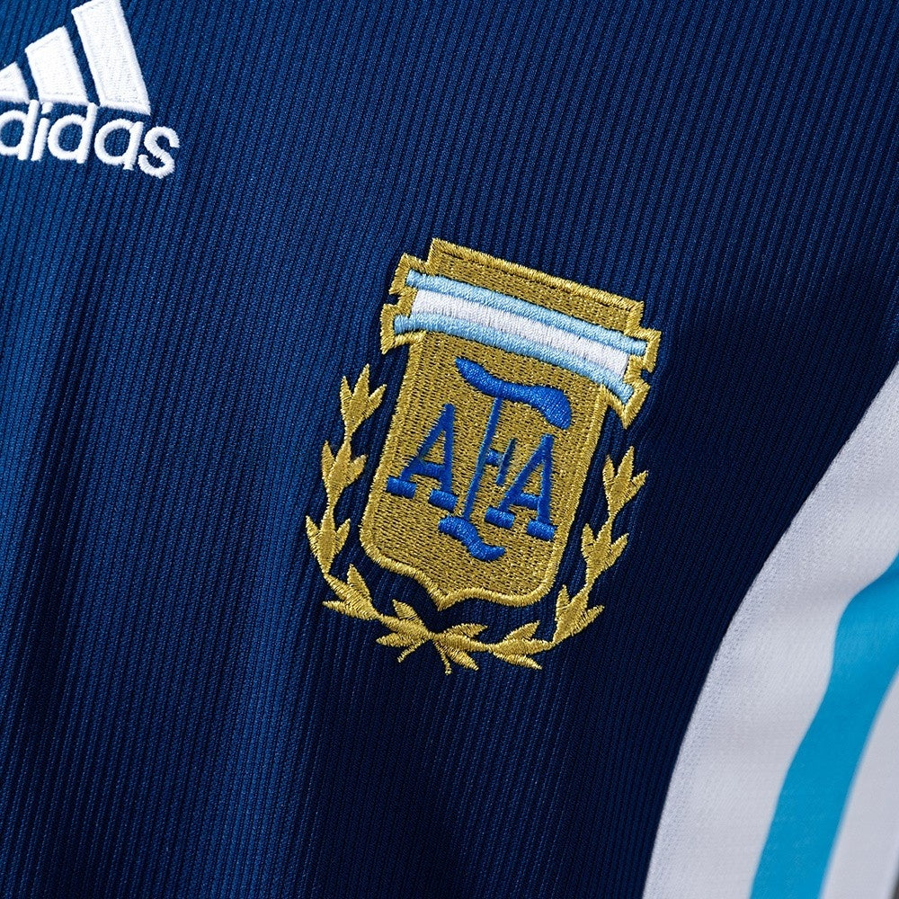 Argentina Jersey 1998 Away Retro Football Kit
