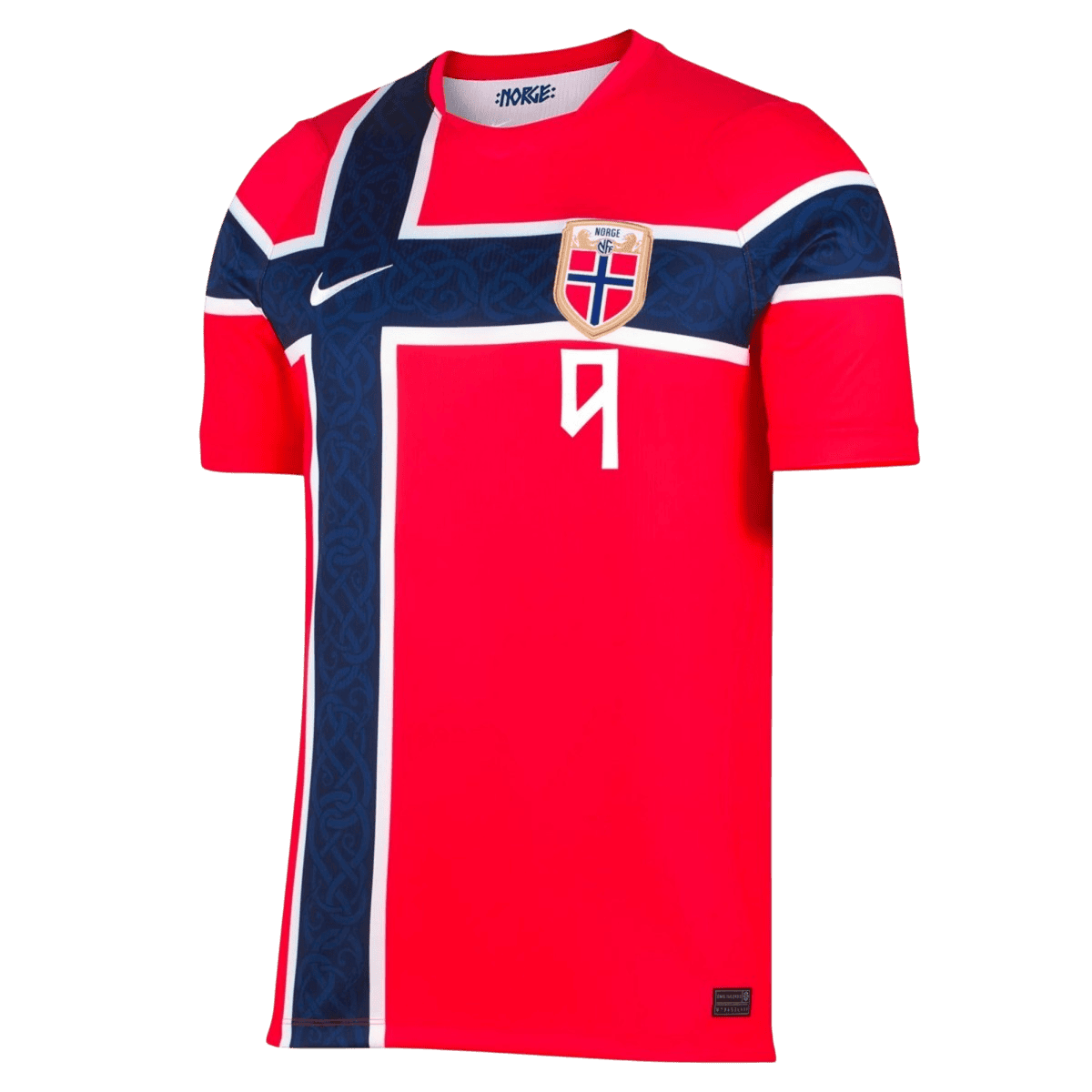 BRAUT HAALAND #9 Mens Norway World Cup Home Jersey 2026 - Player Version (Slim Fit)