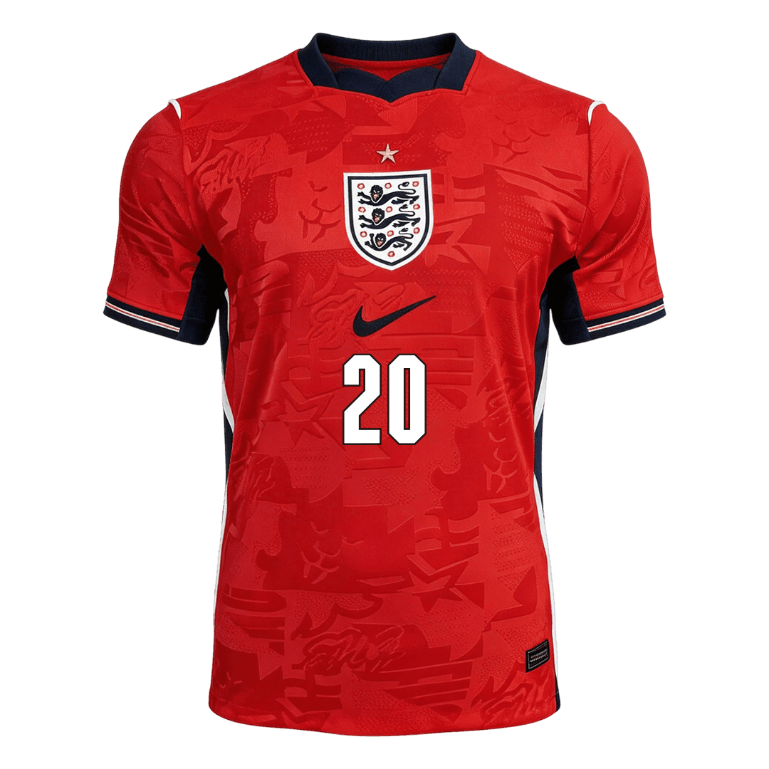 PALMER #20 Mens England World Cup Away Jersey 2026