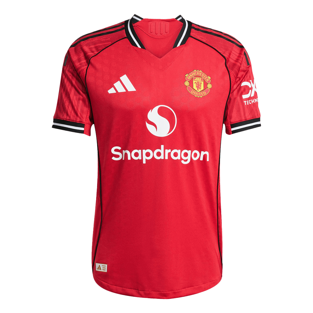 ŠEŠKO #30 Mens Manchester United Home Jersey 2025/26 - Player Version (Slim Fit)