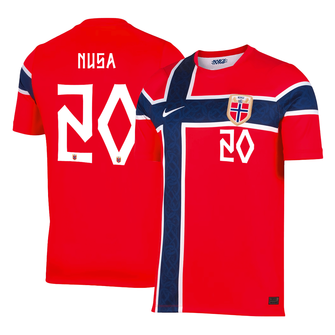 NUSA #20 Mens Norway World Cup Home Jersey 2026