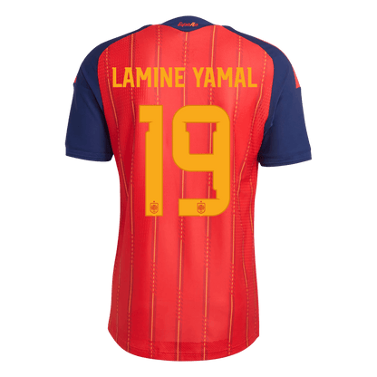 LAMINE YAMAL #19 Mens Spain World Cup Home Jersey 2026 - Player Version (Slim Fit)