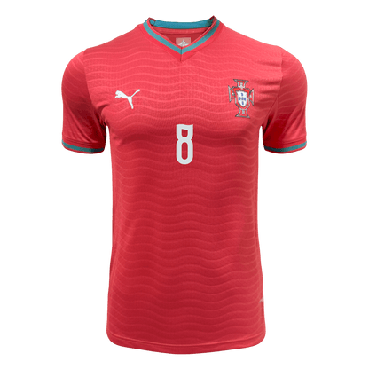 B.FERNANDES #8 Mens Portugal World Cup Home Jersey 2026 - Player Version (Slim Fit)