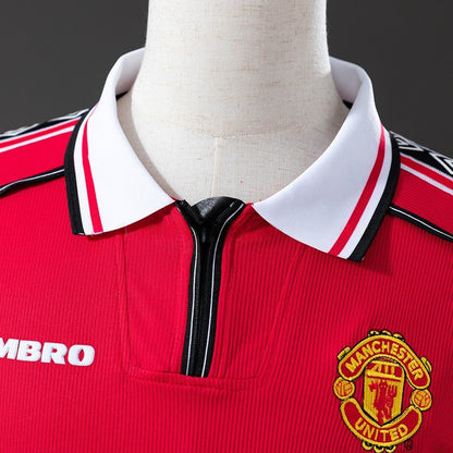 Manchester United Jersey1998-99 Home Retro Football Kit