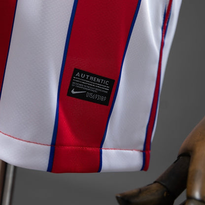 Retro Atletico Madrid Home Jersey 2011-12 Champions League Football Kit Soccer Shirt
