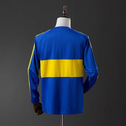 Boca Juniors Jersey 1981-82 Home Retro Football Kit Long Sleeves