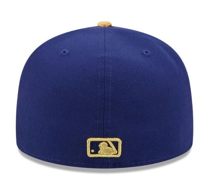 New Era Los Angeles Dodgers Gold 2025 World Series Champions Sidepatch 59FIFTY Fitted