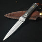 Damascus Fixed Blade Knife – Artisan with G10 Handle EDC for Everyday Utility, Collecting