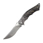 Damascus Folding Knife – Night Owl M390 Tactical with Carbon Fiber Handle