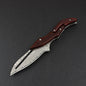 Damascus Folding Knife – Steel Pocket Mechanical Lock Camping EDC Collector