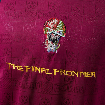 Iron Maiden x West Ham United Away Jersey 2010 Retro Football Kit Soccer Shirt