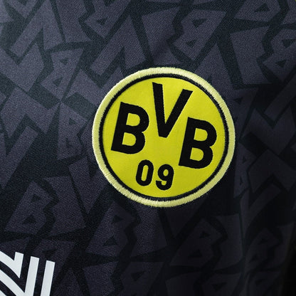 Dortmund Jersey 1995-96 Away Retro Football Kit Long Sleeves