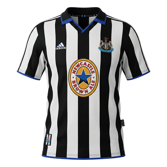 Retro 1999/00 Mens Newcastle United Home Jersey