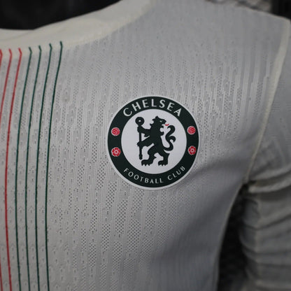 Player Version Chelsea Away Jersey 25/26 Long Sleeves Football Kit Soccer Jersey