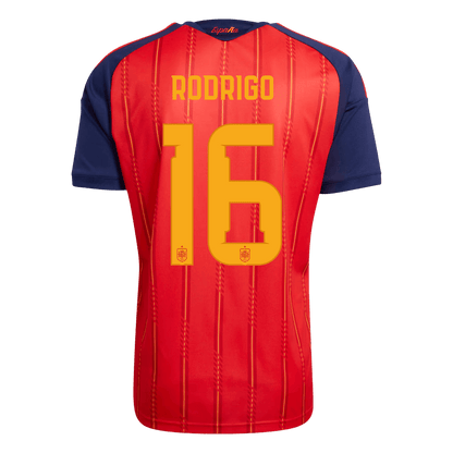 RODRIGO #16 Mens Spain World Cup Home Jersey 2026 [PREMIUM]