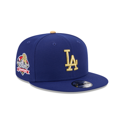 New Era Los Angeles Dodgers 2024 World Series Side Patch 9FIFTY Snapback Hat-Royal/Gold