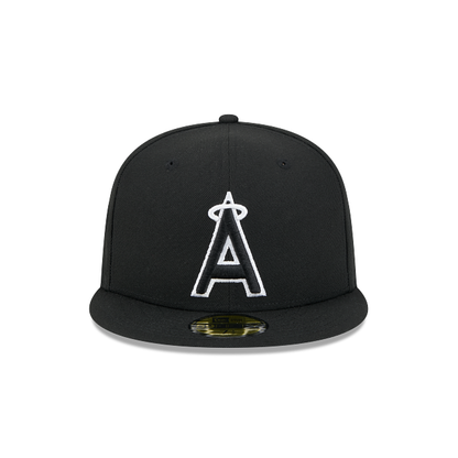 New Era Los Angeles Angels Side Patch 2010 All-Star Game 59fifty Fitted Hat-Black/White