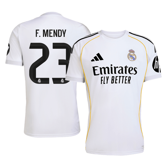F.MENDY #23 Mens Real Madrid Home Jersey 2025/26 [PREMIUM]