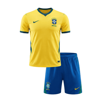 Kids Brazil World Cup Home Kit 2026
