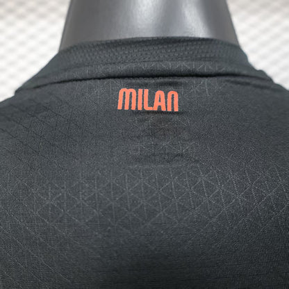 Player Version AC Milan Jersey 25/26 Home Long Sleeves Football Kit Soccer Jersey