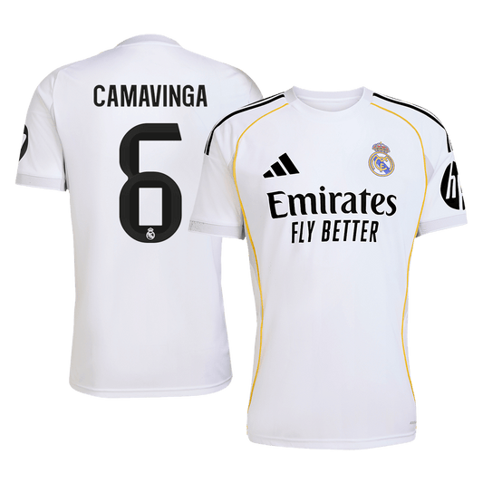 CAMAVINGA #6 Mens Real Madrid Home Jersey 2025/26 [PREMIUM]
