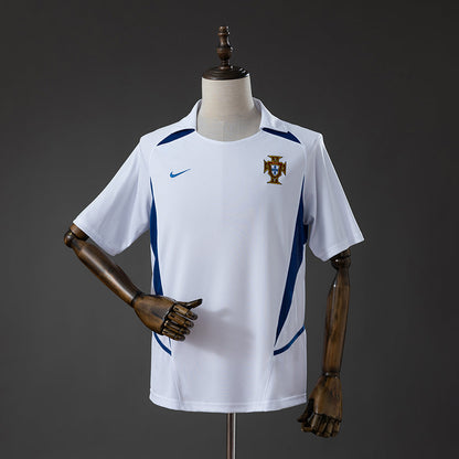 Portugal Away Jersey 2002 Retro Football Kit Soccer Shirt