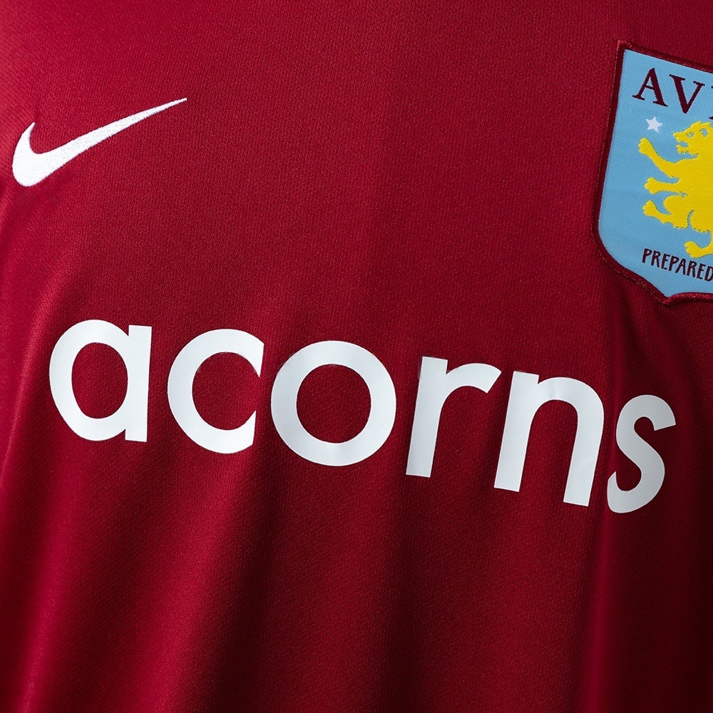 Retro Aston Villa Home Jersey 2009-10 Football Kit Soccer Shirt