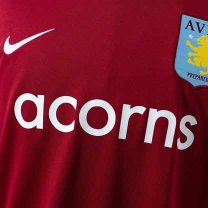 Retro Aston Villa Home Jersey 2009-10 Football Kit Soccer Shirt