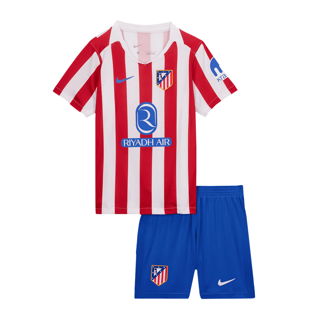 Kids Atletico Madrid Home Kit 2025/26
