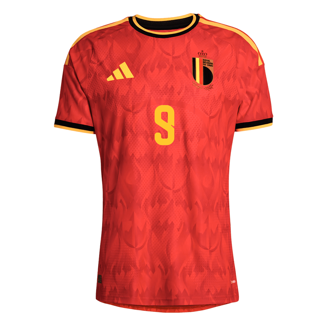 LUKAKU #9 Mens Belgium World Cup Home Jersey 2026 - Player Version (Slim Fit)