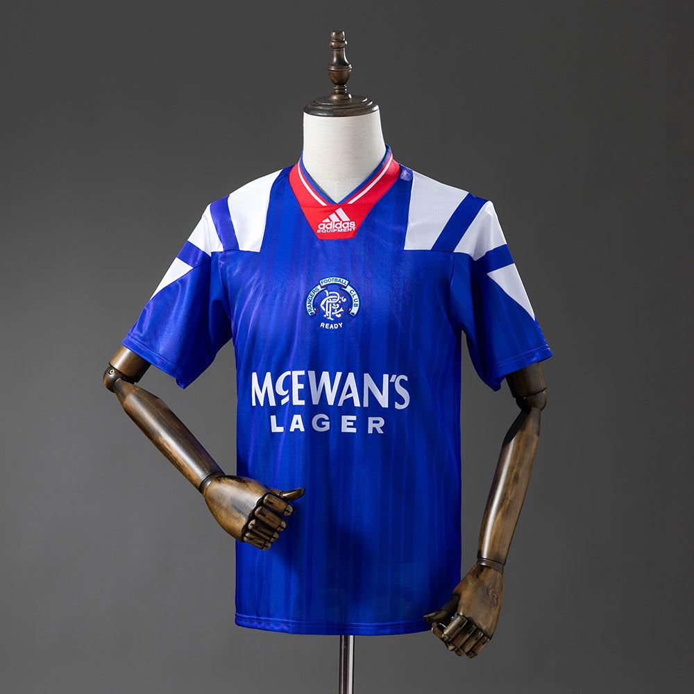 Rangers Jersey 1992-94 Home Retro Football Kit